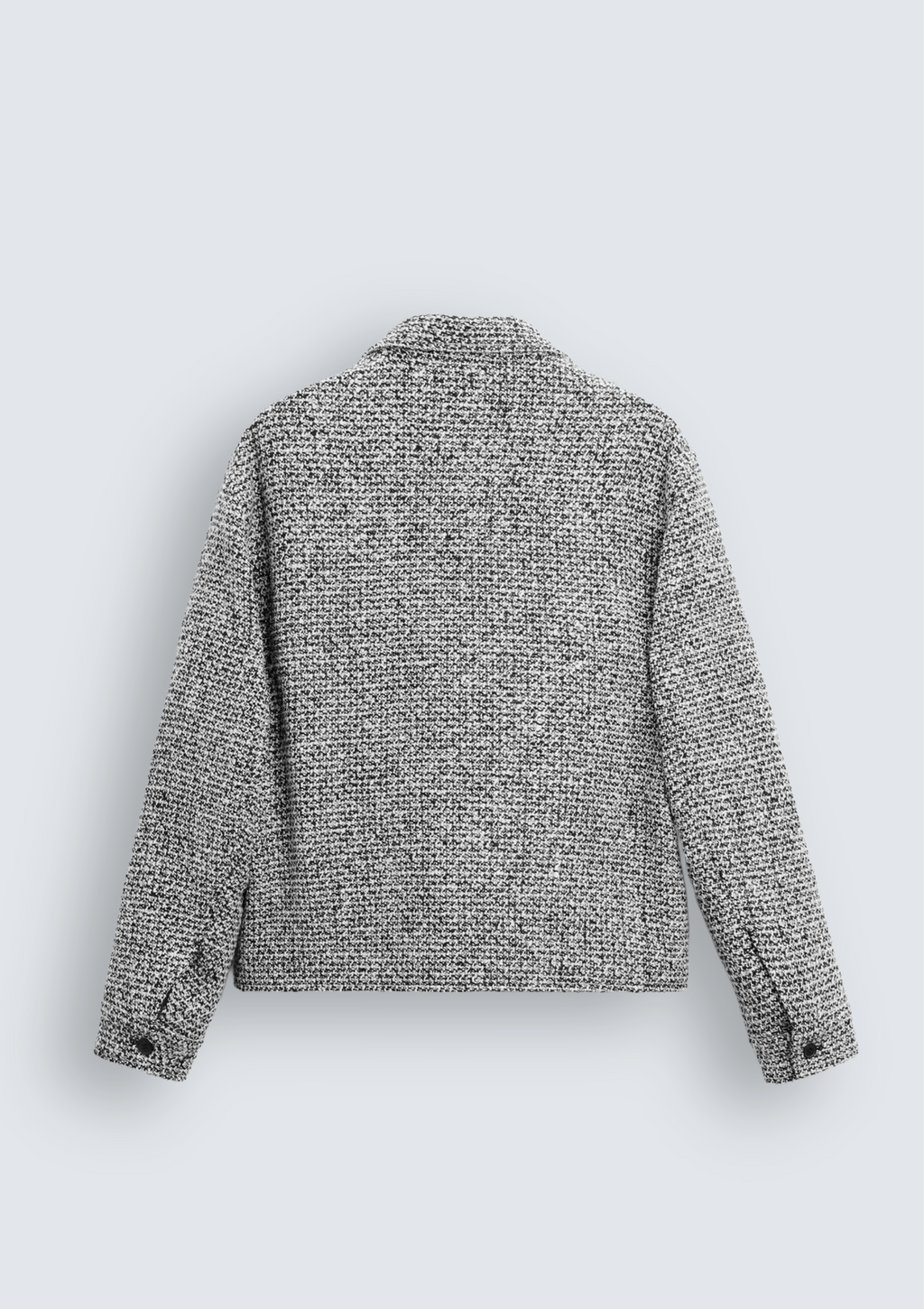 Textured Bouclé Jacket Black & White